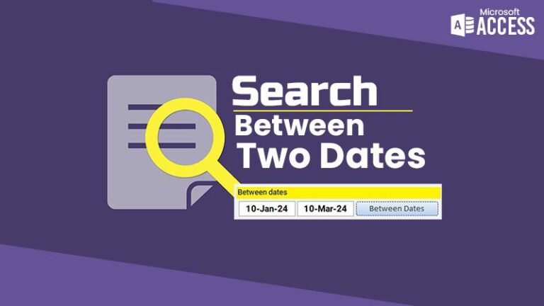 Access Search between two dates Featured