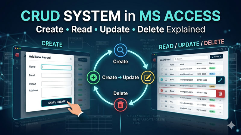 How CRUD System works in MS Access