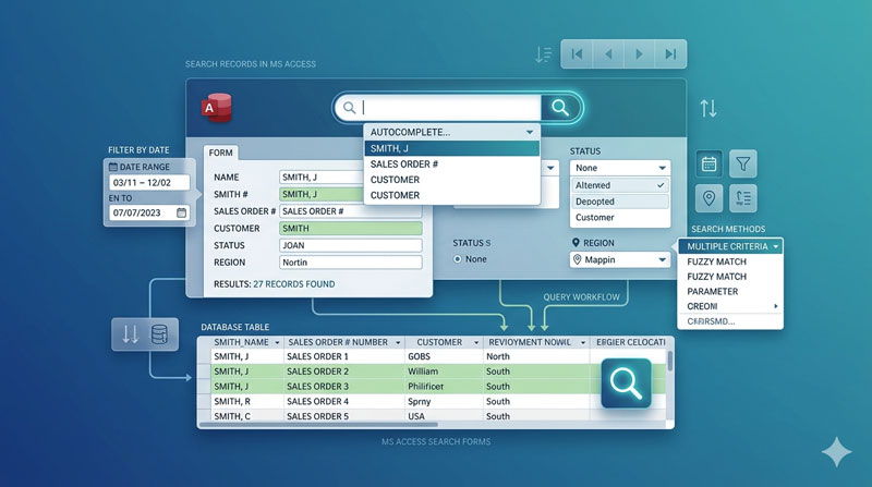 Multiple-Ways-to-Search-Records-in-MS-Access-Form Part-1